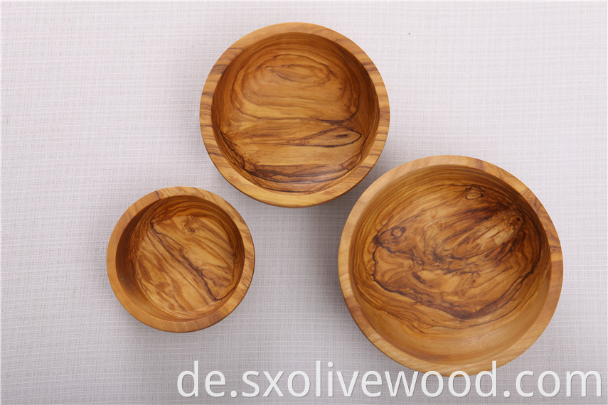 Olive Wood Salad Bowl